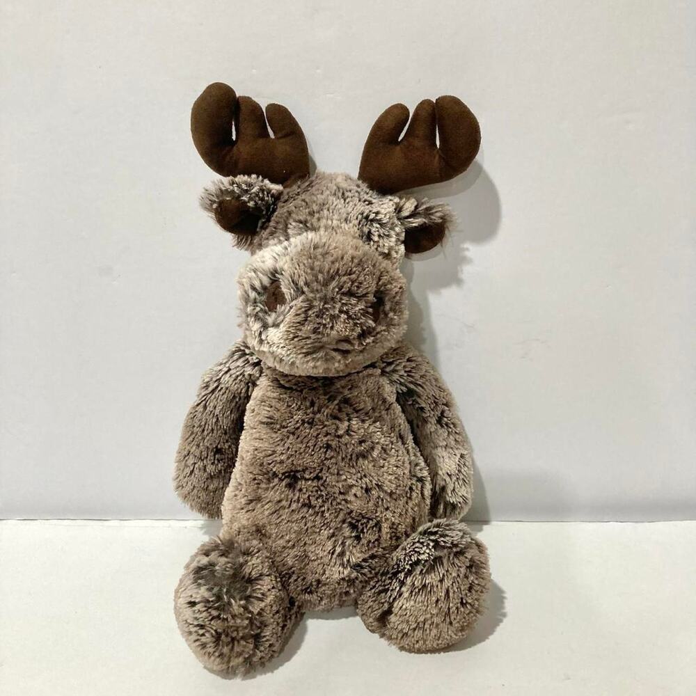 Jellycat BASHFUL MARTY MOOSE Medium 14" - Retired - Woodland
